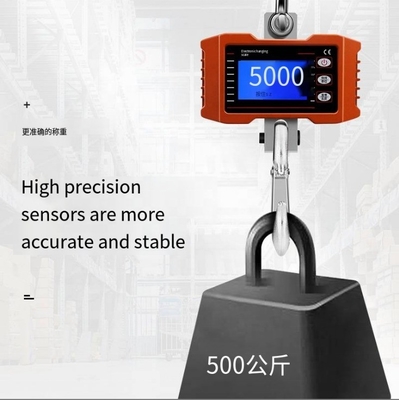 300 Kg Industrial Electronic Crane Scale with Digital LCD Display OEM Steel TCS 100kg 200kg 500kg Hook Hanging Weight Scales