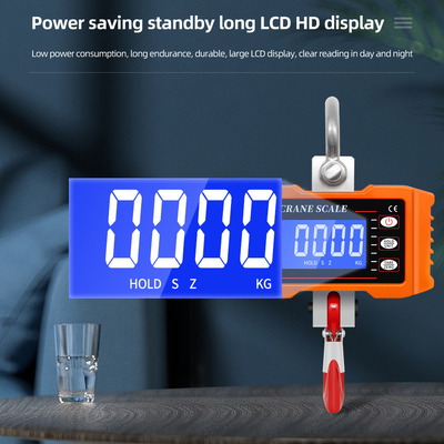 OCS-05-S 500kg 1000lb Industrial Hanging Crane Scale with Electronic LCD LED Display Aluminum Alloy Stainless Steel