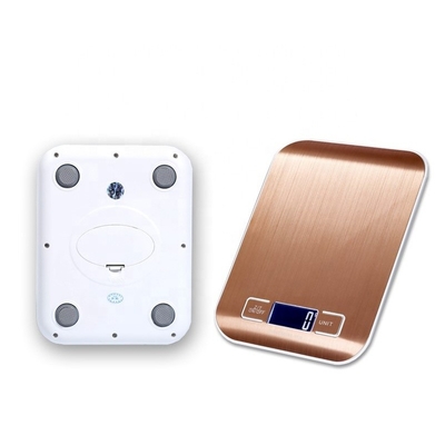 Digital Display Ultrathin Stainless Steel Kitchen Scale Battery Operated Food Weight Measuring Balance with LCD Display