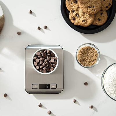 5KG Portable Mini Electronic Digital Scale Stainless Steel Smart Kitchen Food Scale for Bake Jewelry