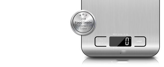5KG Portable Mini Electronic Digital Scale Stainless Steel Smart Kitchen Food Scale for Bake Jewelry