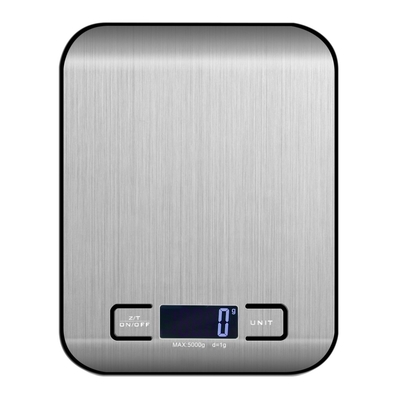 320 g Unit G.W. Stainless Steel Digital Weighing Food Scale 5 Kg 10 Kg with Weight Measuring Function and Battery Powered