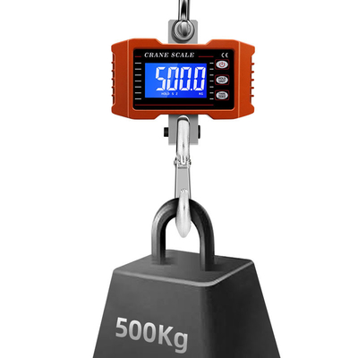 Aluminum Alloy Stainless Steel Smart Electronic Industry LCD/LED Display 1000kg/500kg Hook Hanging Scale with 50g Accuracy
