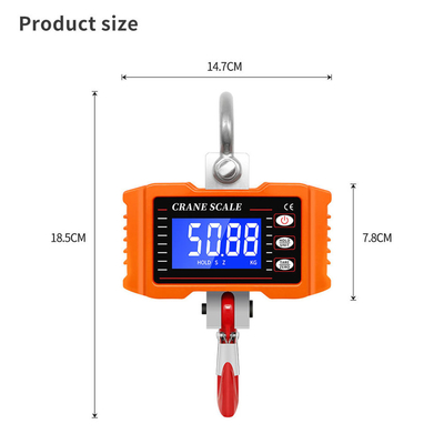 LED Display 1000kg Digital Hanging Weight Crane Scale for Heavy-Duty Applications OEM/ODM Supported Electronic Ocs Scale