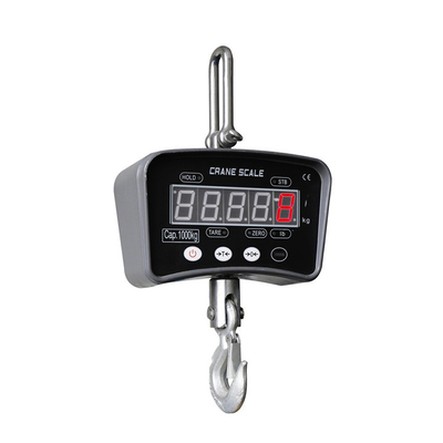 Waterproof Stainless Steel Crane Scale 500kg 1000kg 2000kg Handheld Digital Display with Overload Warning and Auto Power Off