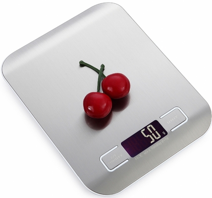 Customizable 5kg Stainless Steel Digital Kitchen Scale Rose Gold Accents 1g Division Battery Powered Perfect for Home