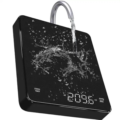 Kitchen Electronic Scale Battery Powered Digital Display for Accurate Food Weighing and Time Tracking