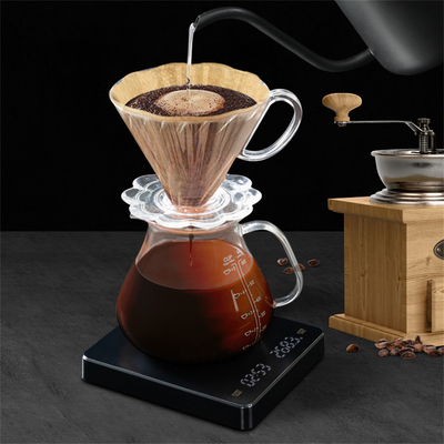 Type C USB Charging Electronic Smart Pocket Kitchen Food Weighing Digital Barista Espresso Coffee Scales With Timer