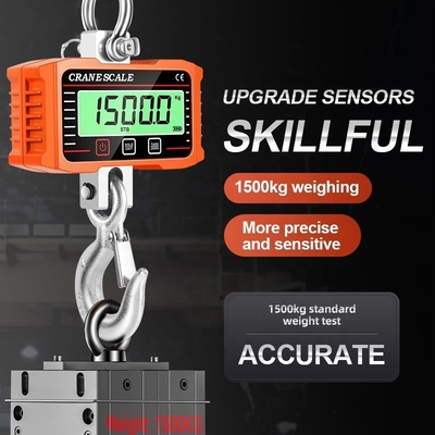 Aluminum Die-Casting Case Crane Scale for Weighing Applications 300 Kg to 1000 Kg Range Digital Industrial Hanging Scale