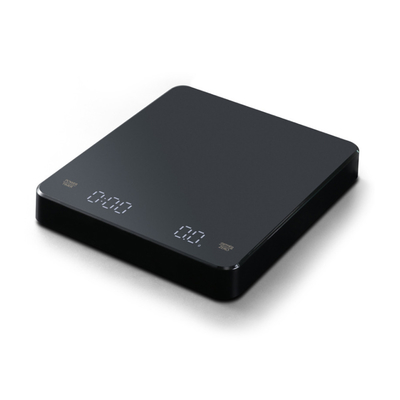 Top Sale Mini Black Digital Coffee Scale with Timer Electric Powered Kitchen Weight Measuring Device Division 1g