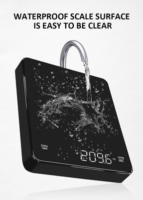 Electric Digital LCD Stealth Touch Botton Kitchen Coffee Scale 3kg Maximum Weight Recommendation and Rechargeable Battery