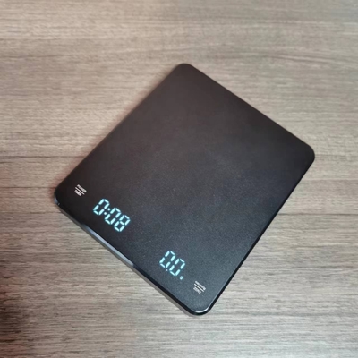 Digital Coffee Scale with Timer Function 3kg Capacity LED Display USB Charge Electronic Weighing Balance High Precision