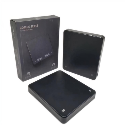 Digital Coffee Scale with Timer Function 3kg Capacity LED Display USB Charge Electronic Weighing Balance High Precision