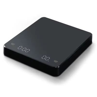 Digital Coffee Scale Touch Screen LED Display 0.1g/3kg Kitchen Scale Weight Measuring Function Battery Power Source WITH LID