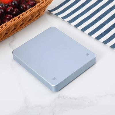 LED Hidden Touch Digital Coffee Tea Scale Electric Kitchen Tools Kitchenware for Precise Weight Measuring Rectangle Design