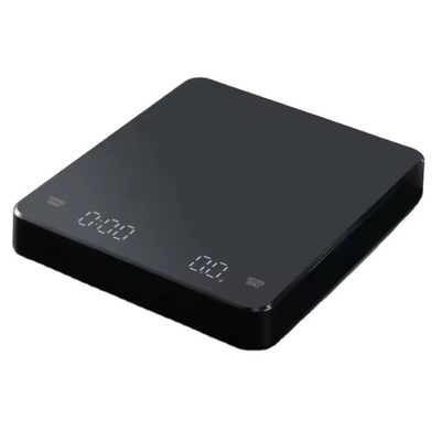 Rectangle Kitchen Scale 0.1g/3kg Touch Screen LED Display Timer Battery Powered Electronic for Accurate Weight Tracking