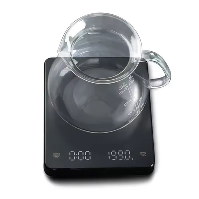 Rectangle Dual Screen 3kg Capacity Kitchen Scale for Precise Weight Measuring of Coffee Beans and Other Ingredients