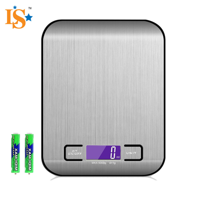 Battery-Powered TARE 5kg 10kg Capacity Digital Display Home Kitchen Food Weighing Scale for Weight Measuring