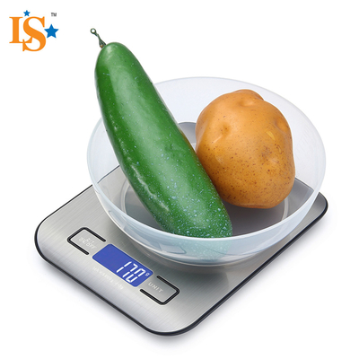 Battery-Powered TARE 5kg 10kg Capacity Digital Display Home Kitchen Food Weighing Scale for Weight Measuring