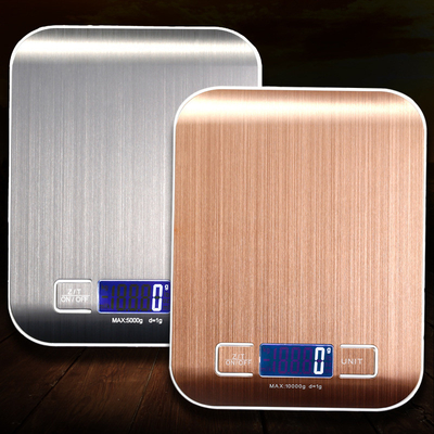 Round Tray Digital Weighing Scale Perfect for Measuring Ingredients in Kitchen