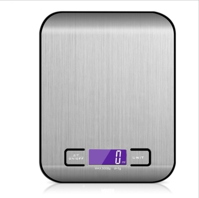 Custom Stainless Steel Digital Kitchen Scale Balanzas Domestic Electronic Baking Food Weighing Scale with 2*AAA Batteries