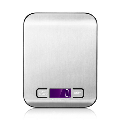 Stainless Steel Digital Kitchen Scale ROUND Maximum Weight Recommendation 5kg 5kg Capacity Kitchen Food Scale