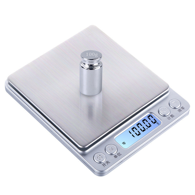 Mini Digital Pocket Diamond Scales 0.01g Note Book Electronic Balance with Weight Measuring Function and Button Battery