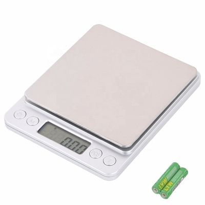 Main Function Overload Indication QTY/CTN 60pcs Battery Operated Stainless Steel 500g LCD Jewelry and Kitchen Food Scale