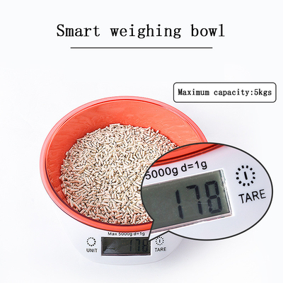 5kg Electronic Weigh Pets Food Weighing Scale With Bowl Digital Kitchen Scales with Product size 18.5*6*20.5CM
