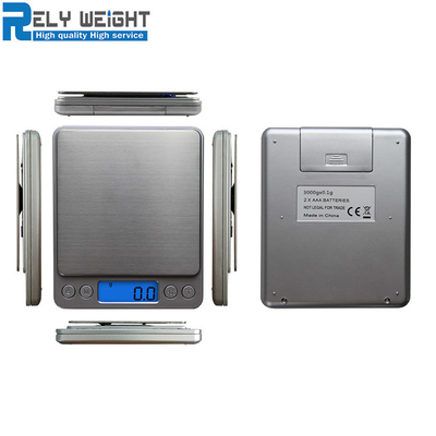 Mini Digital LCD Display Pocket Jewelry Weighing Scale for Weight Measuring Product size 105*125*18mm power source Battery
