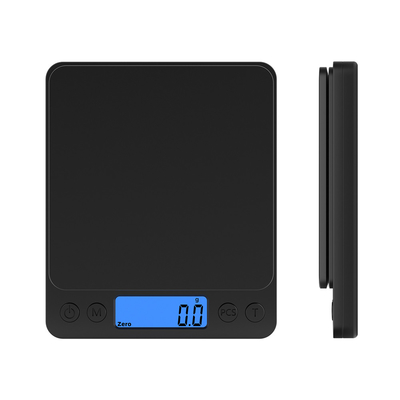 12*10*3cm GYS 3KG Black Color Smart Food Scale Most Competitive Electronic Digital Multifunction Nutrition Weighing Kitchen Scale