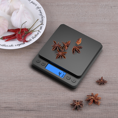 12*10*3cm GYS 3KG Black Color Smart Food Scale Most Competitive Electronic Digital Multifunction Nutrition Weighing Kitchen Scale