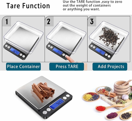 Electronic Portable LCD Super Mini Digital Scale for Jewelry 1000g 0.01g-500g Pocket Weighing Balance Weight Gram Scale