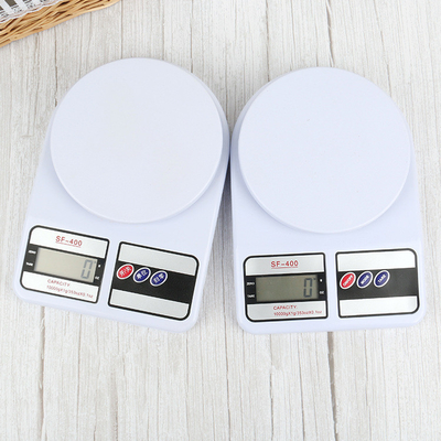 10kg Kitchen Scale Sf400 Digital Electronic Weight Timbangan Dapur for Baking and Cooking ROUND Balance 1g Division Digital