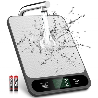 CE ROHS FCC Certified Kitchen Scale Accurate Food Diet Weighing 5kg 10kg Stainless Steel Balance Scale with Scale Tray