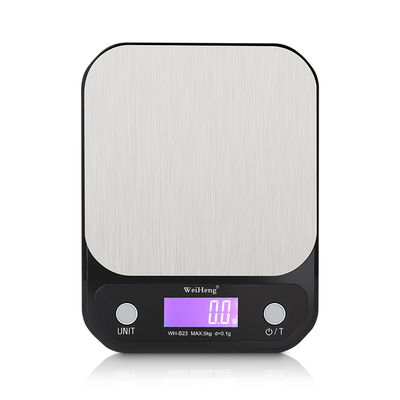 Maximum Weight Recommendation 10 kg Polygon WeiHeng WH-B23 Digital Food Scales 0.1g Stainless Steel