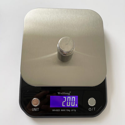 Maximum Weight Recommendation 10 kg Polygon WeiHeng WH-B23 Digital Food Scales 0.1g Stainless Steel