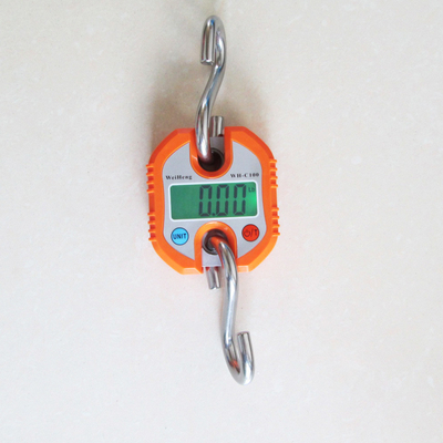 Hanging Scale WeiHeng WH-C100 Portable Electronic Crane 150KG Peak 1G Accuracy LCD Display ABS Material OEM Customizable