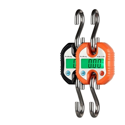 150 KG Max Capacity ABS Material Mini Digital Handheld Crane Scale WH-C100 with LED LCD Display and High Accuracy 1g