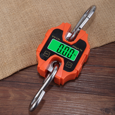 Portable CRANE SCALE 250kg Digital Hanging 1g Accuracy ABS Material OEM Customizable by Weiheng 's WH-C08