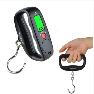 10G Division Big Hook 50kg Digital Electronic Luggage Scale Lightweight and Accurate