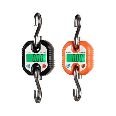 150kg Capacity Digital Hook Scale with 1g Accuracy and LED LCD Display Customizable by OEM Made of ABS Material