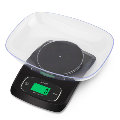 Home Kitchen 12kg Digital Scale ABS Material Electronic Weighing Machine with LCD Display and 1g Accuracy LED Units LB