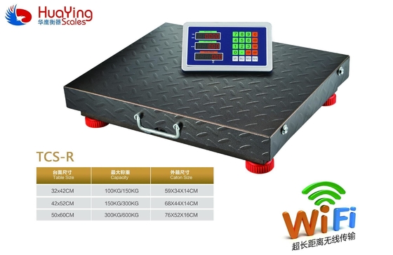 Shipping and Receiving 300kg Capacity Digital Floor Wireless Platform Scales with Custom Logo