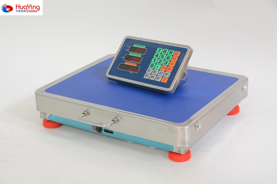 300Kg Wireless Electronic Bench Scale Blue Capacity of 150kg and Battery 4v 6v for Easy Weighing