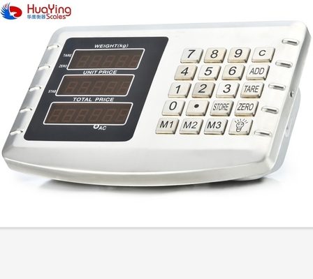 High Accuracy Digital Platform Weighing Scale Indicator AC Rechargeable Battery/DC Power According Customer's Requirement