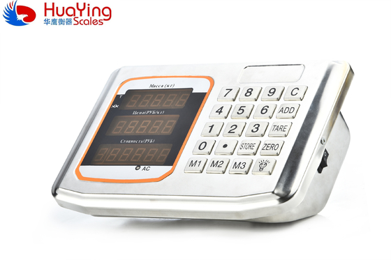 High Accuracy Digital Platform Weighing Scale Indicator AC Rechargeable Battery/DC Power According Customer's Requirement