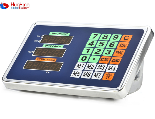 High Accuracy Digital Platform Weighing Scale Indicator AC Rechargeable Battery/DC Power According Customer's Requirement