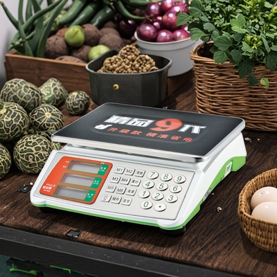 LCD Display Digital 60kg Weight Computing Scale with ODM Support and Customized Logo/Graphic Design