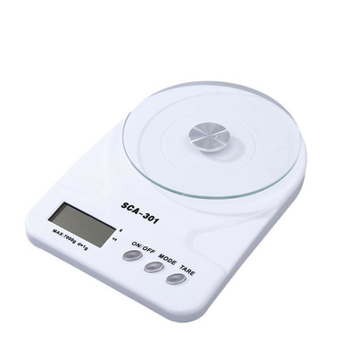 Electric Glass Kitchen Scale for Accurate Weight Measurement up to 5kg in the Kitchen